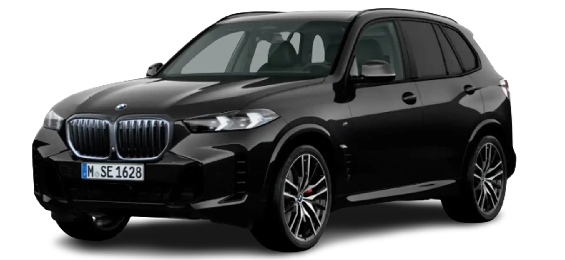 BMW X5 in black from configurator