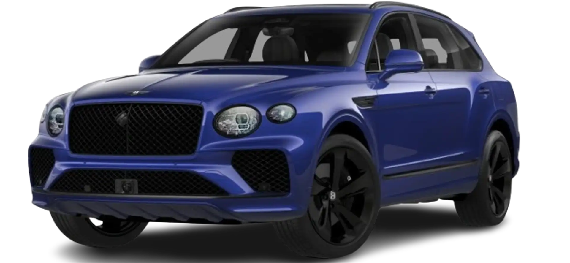 Bentley Bentayga V8S in blue with black rims Configuration image