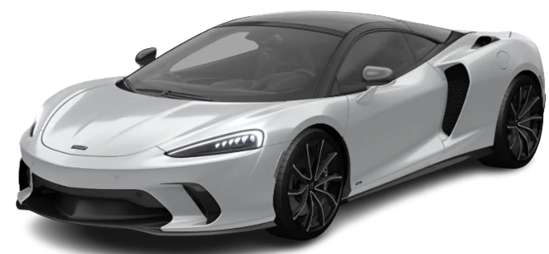 Mclaren GT in weiß als Konfigurationsbild ohne Hintergrund