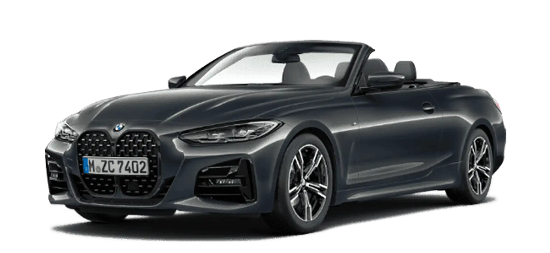 BMW 430i Convertible in dravite gray as configuration picture