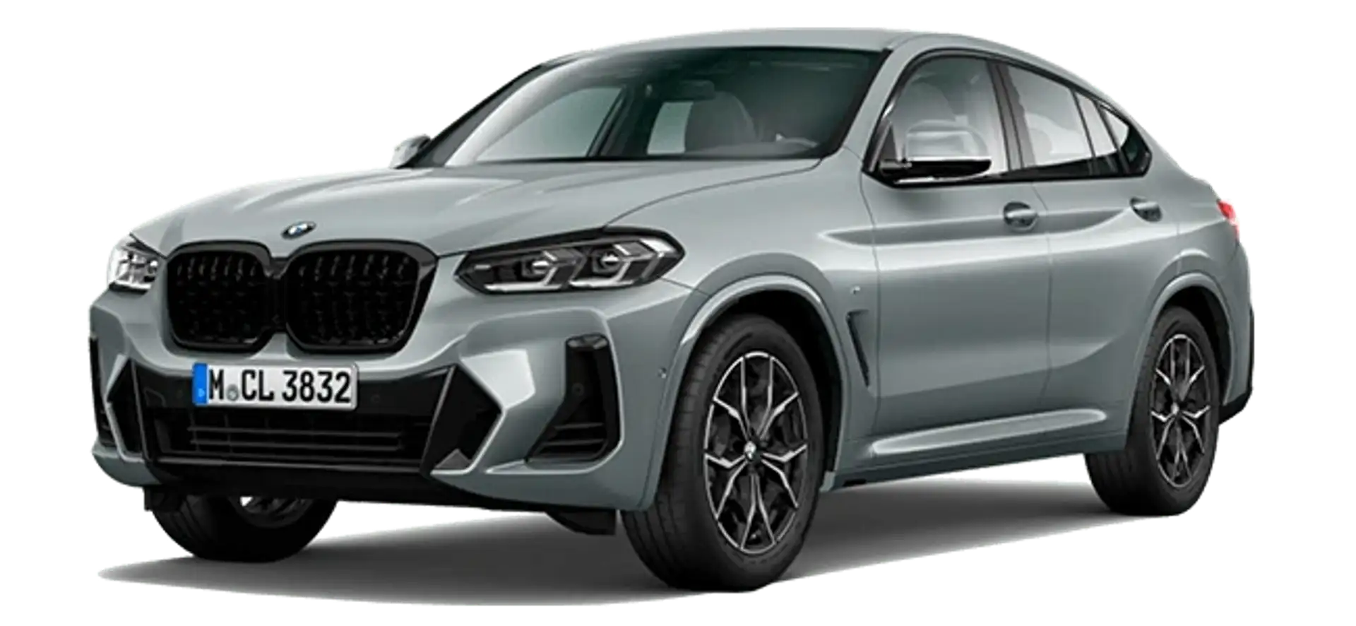 BMW X4 in gray with M package from configurator