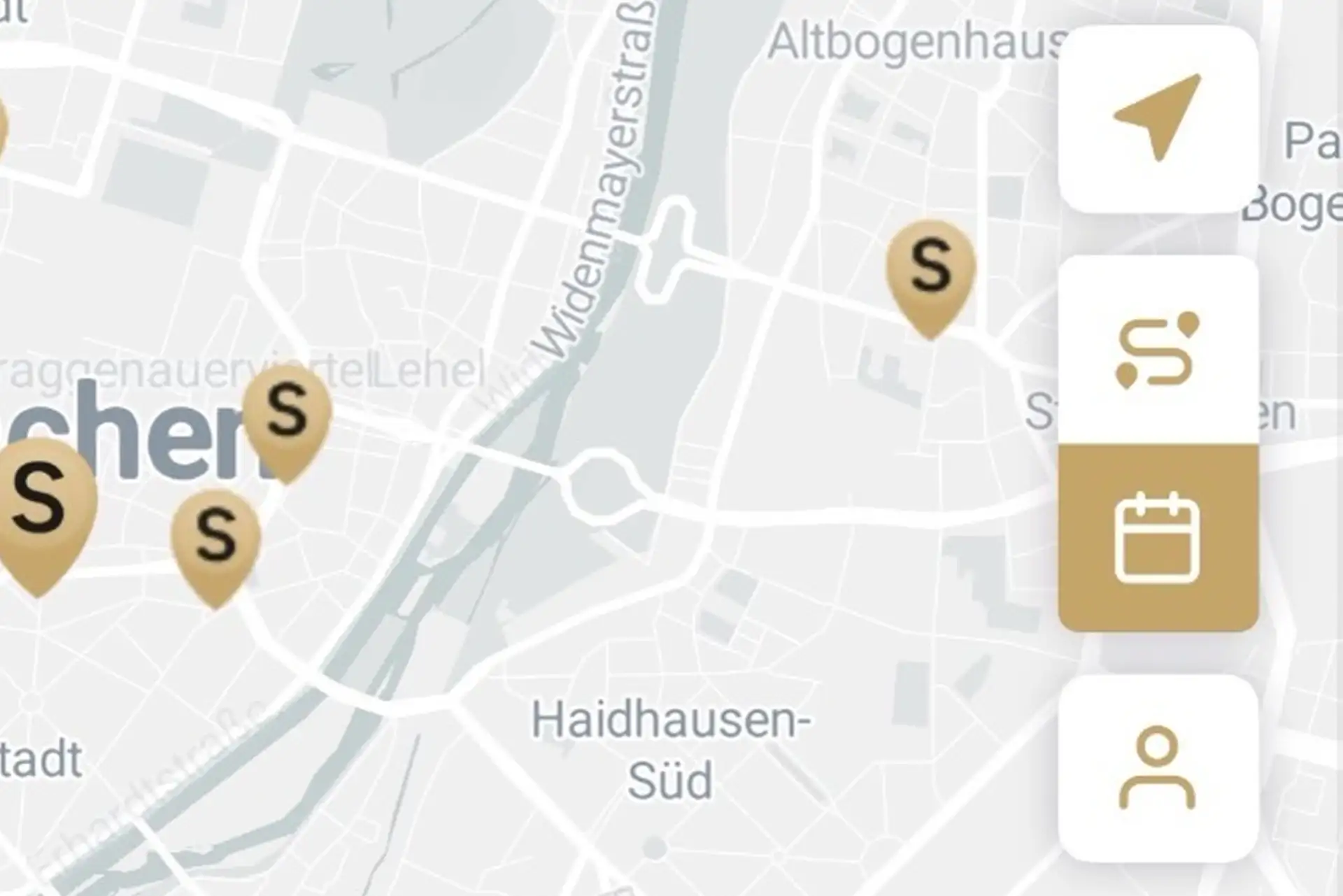 CarVia Station Based App Reservierung Symbol