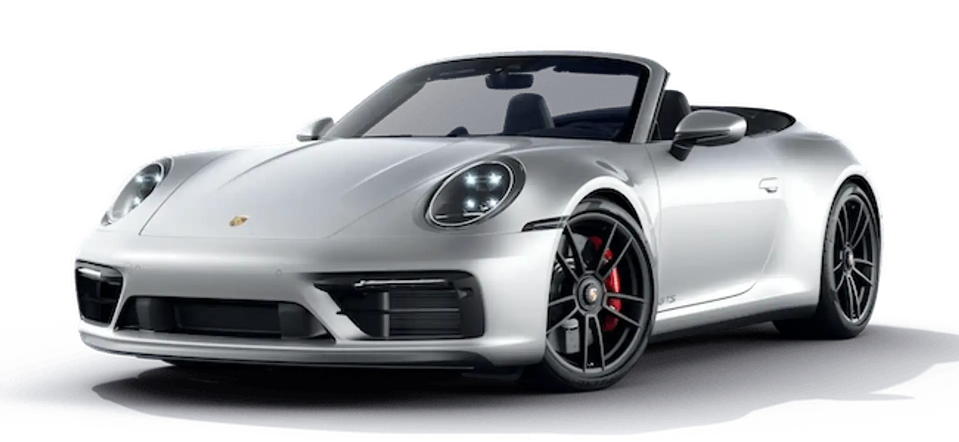 Porsche 911 GTS Cabrio in GT silver from configurator