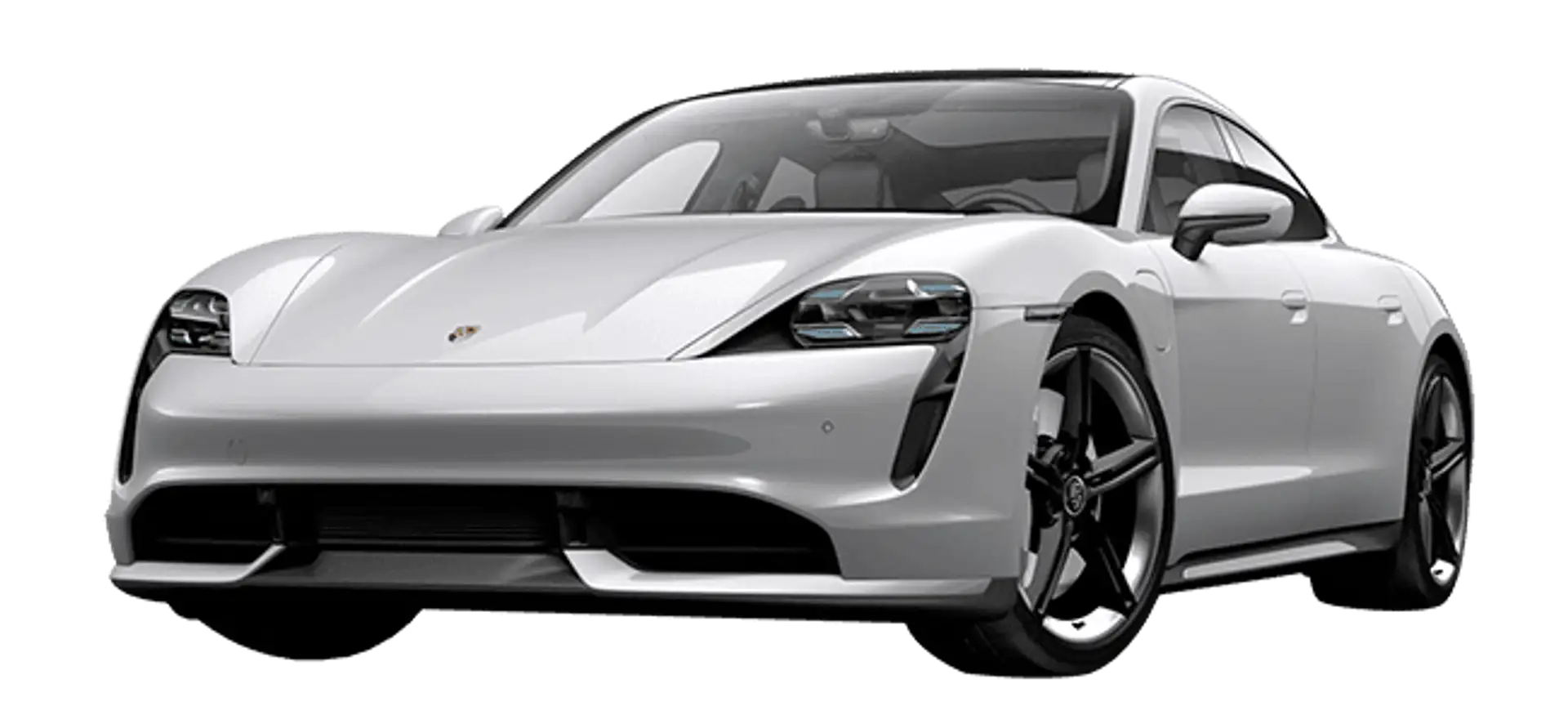 Porsche Taycan in weiss als Konfigurationsbild